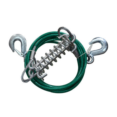Hoge sterkte herstel aanhanger staal auto sleeptouw band met 2 veiligheid haken sleep
