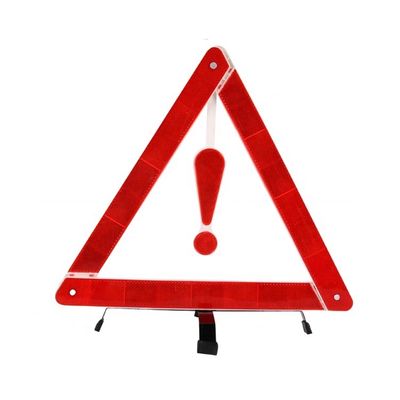 Makkelijk te monteren Red Dot Reflective Roadside Car Nood waarschuwing driehoek voor de veiligheid