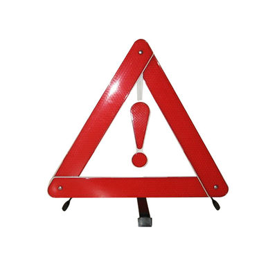 Makkelijk te monteren Red Dot Reflective Roadside Car Nood waarschuwing driehoek voor de veiligheid