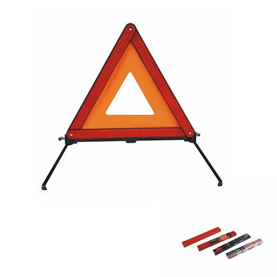PMMA+ABS High Visibility Red Portable Road Hazard Triangle voor vrachtwagens
