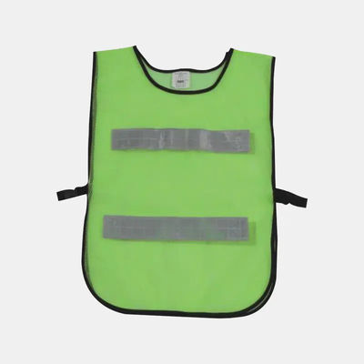 Reflectief neongeel noodvest met zakken en fluit